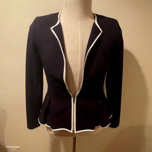 Tommy Hilfiger Peplum Navy Blue  Blazer